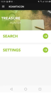 KOAMTACON Treasure Hunter App